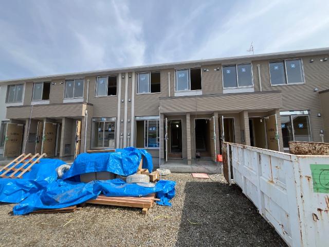 建物外観　建築現場