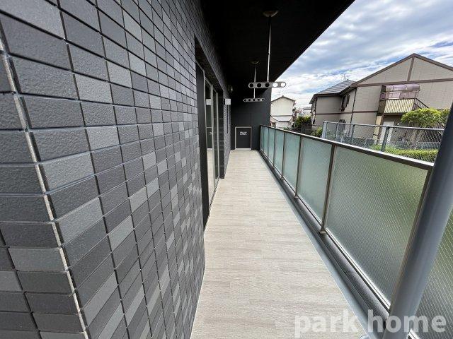 バルコニー　落ち着いた時間を過ごせるバルコニーです