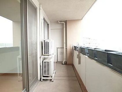 バルコニー　写真は同タイプ住居です。
