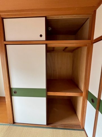 収納　たっぷりとした収納スペースです