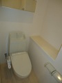 トイレ　ゆったりとした空間のトイレです