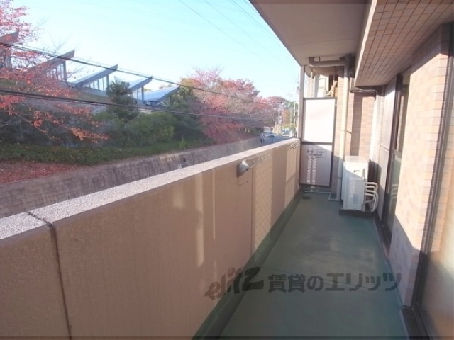 バルコニー　西向きです。