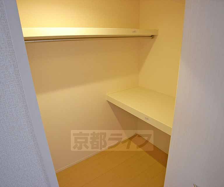 収納　ウォークインクローゼットです。
