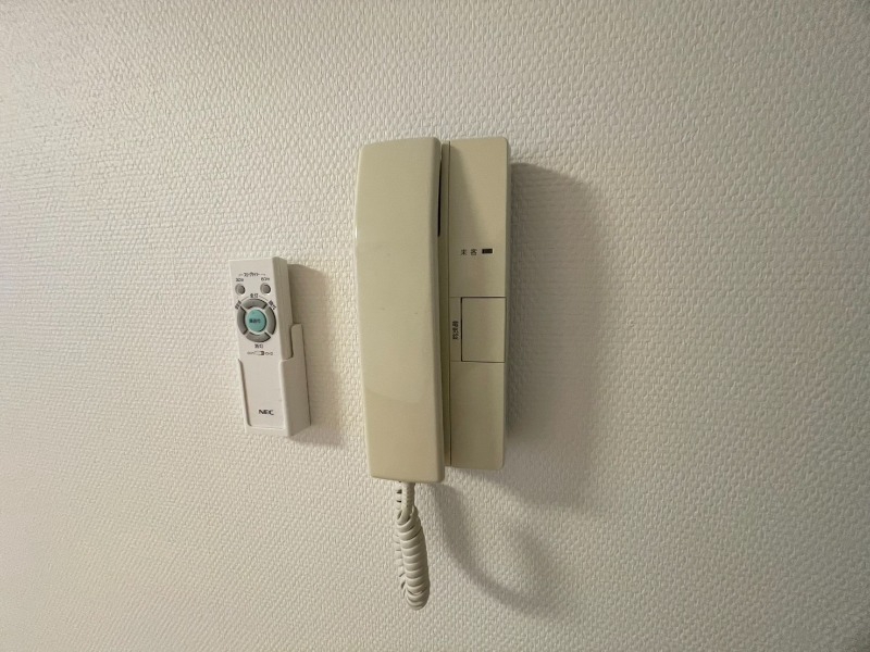 セキュリティ　インターホンで来客確認ができます。安心ですね。