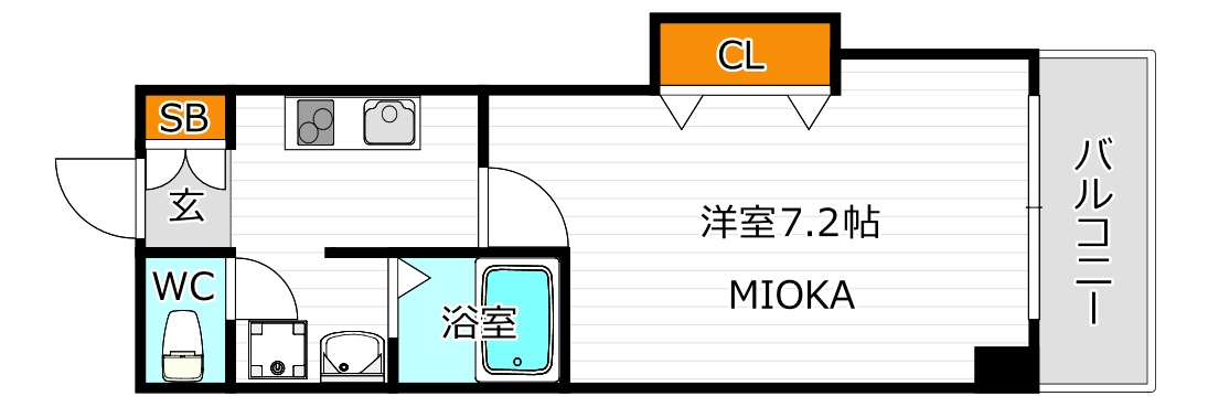 みおつくし桑津の間取り写真