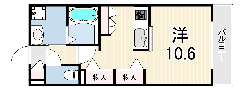 大橋メゾンの間取り写真