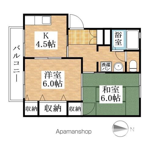 エイト曙の間取り写真