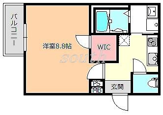 フジパレス山之内VII番館の間取り写真