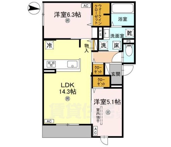 D-residence墨江の間取り写真
