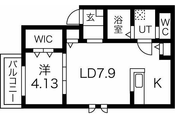 地下鉄名城線 志賀本通駅 徒歩9分 3階建 築7年の間取り写真