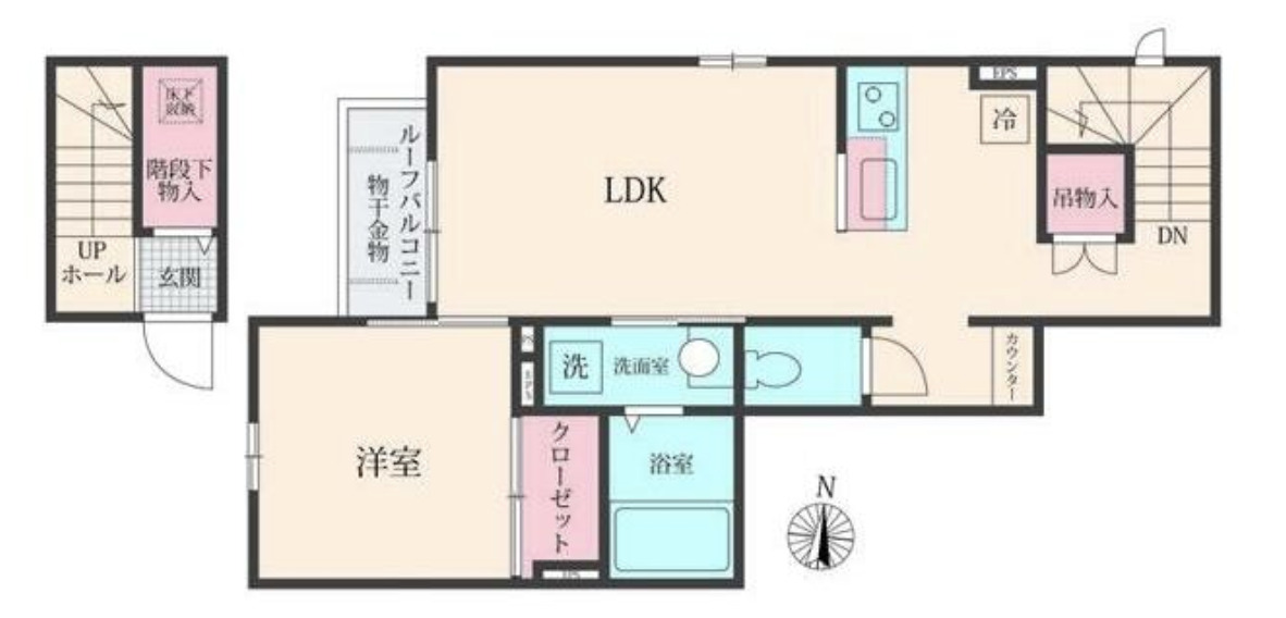 アクアベース西横浜の間取り写真