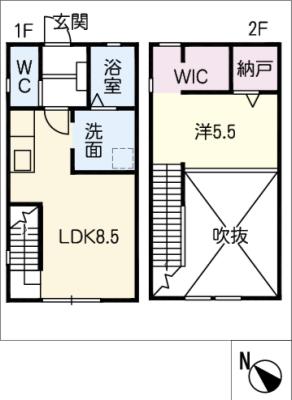 K Smart香良洲 B棟の間取り写真