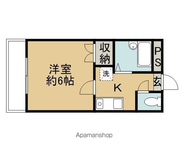 レオパレス蔵敷の間取り写真