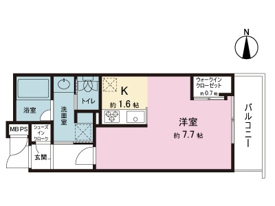 ＪＲ山手線 渋谷駅 徒歩7分 4階建 築30年の間取り写真