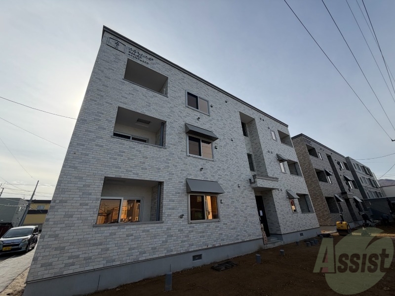 建物外観　札幌市西区発寒十二条「仮）バステト・ビアンコ・ネコフィーノ」