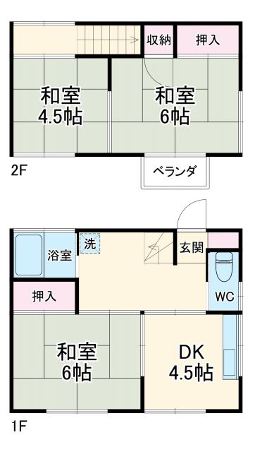 【林テラスハウスの間取り】