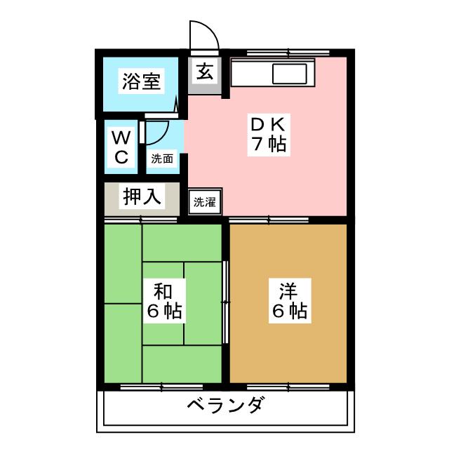 ファミール港明の間取り