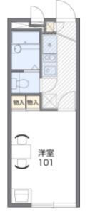 綾瀬市深谷上のアパートの間取り