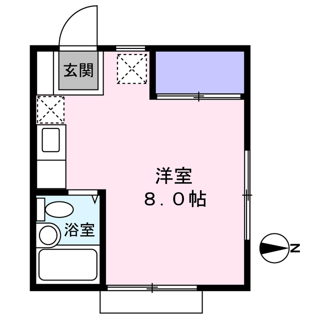 ハイム有我の間取り