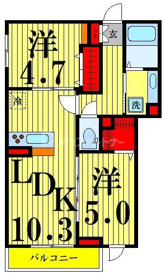 グラナーデ加賀の間取り