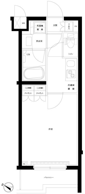 ルーブル板橋泉町弐番館の間取り