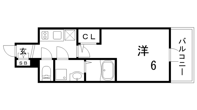 エスリード神戸グランドールの間取り