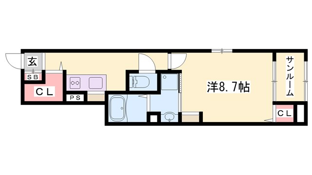 フロレゾンIIの間取り