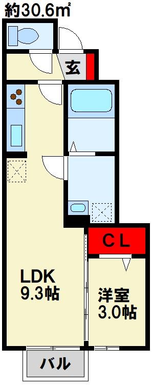 【D-room葛原の間取り】