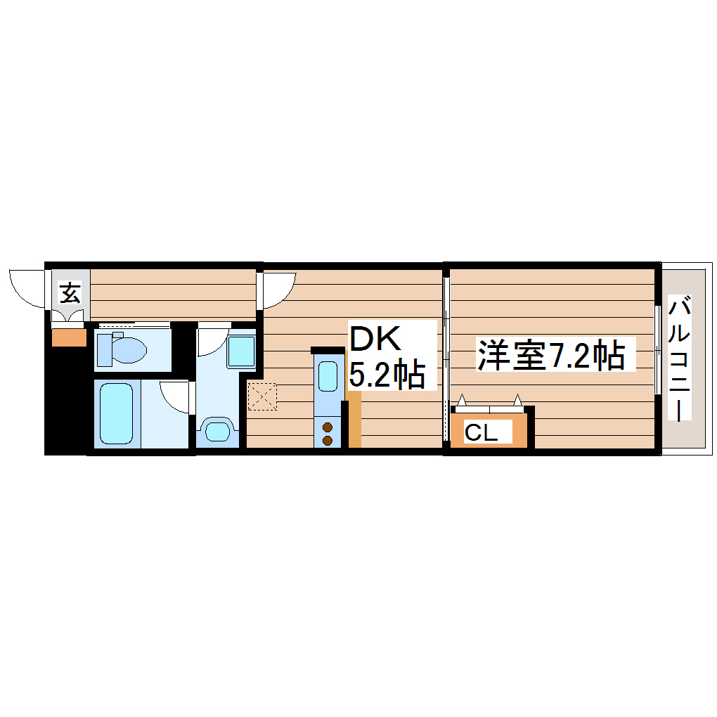 レグルス北目町の間取り