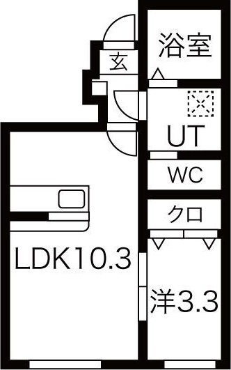 八幡平市大更第２１地割新築の間取り