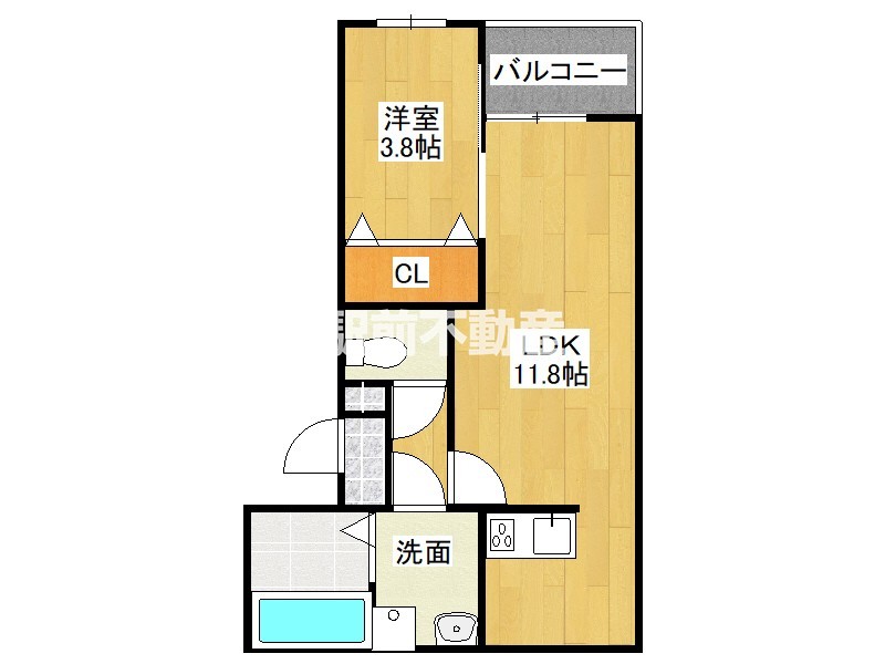 リタリッチ鳥栖壱番館の間取り