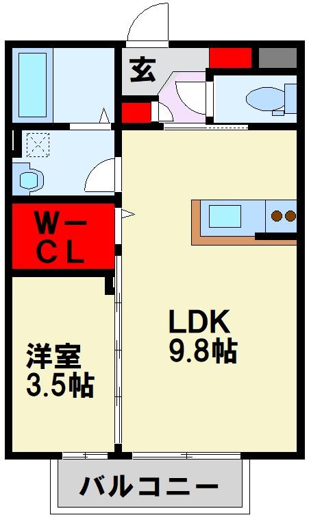 上の原コルティSMA・いの間取り