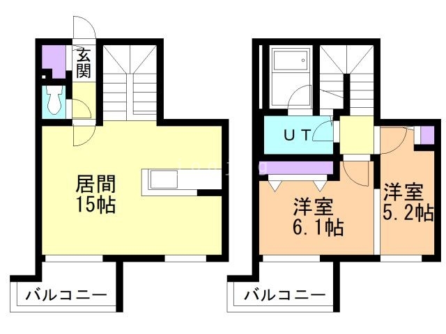 ＢＲＡＶＩＳ　ＴＯＹＯＨＩＲＡの間取り