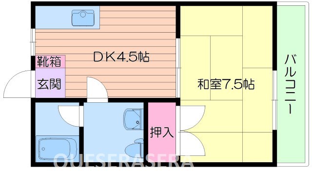 ハイツ根木の間取り