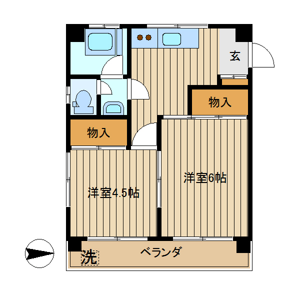 岩佐ビルの間取り