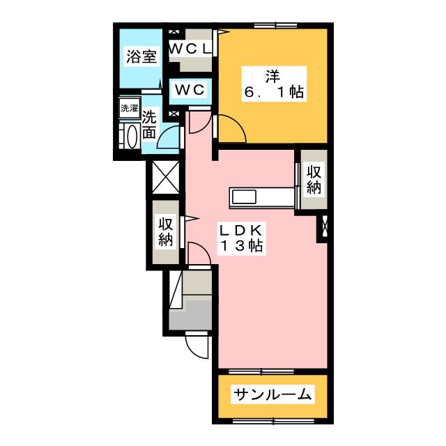 グレンディール　Iの間取り