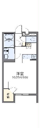 レオパレスシュエットの間取り