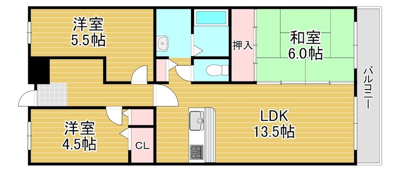 セリージェ・彦根の間取り