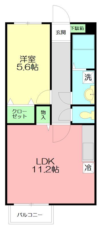 プランドール桜ヶ丘の間取り