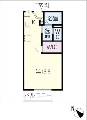 ＶＩＬＬＡ中島　Ｂ棟の間取り