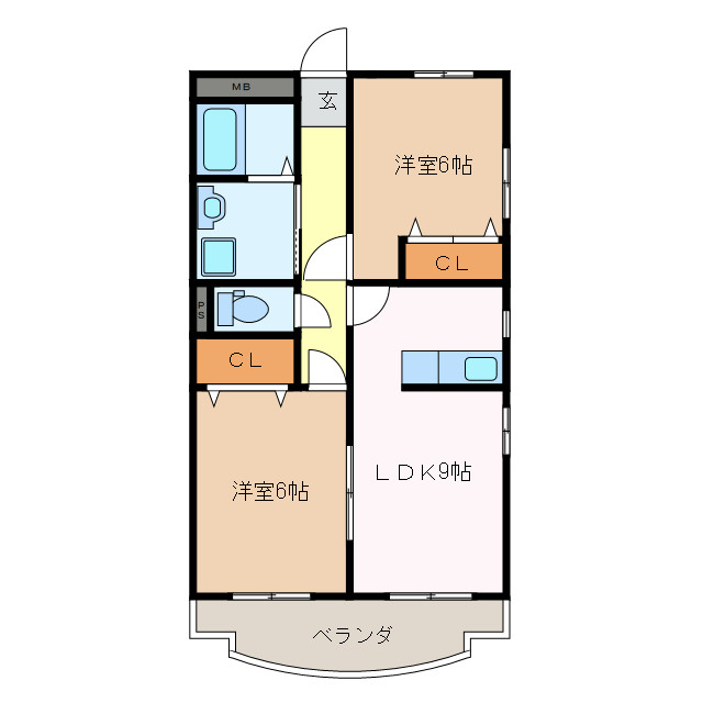 カサグランデの間取り