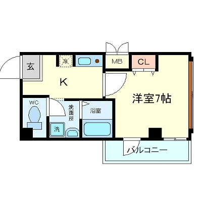 IF西梅田の間取り