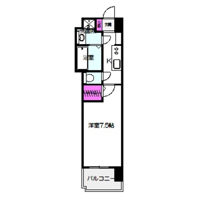 ミラージュパレス都島本通の間取り