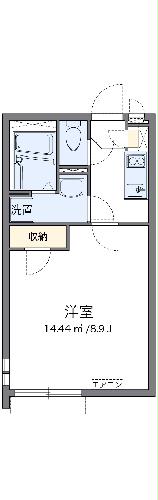 クレイノＢＲＯＯＫIIの間取り