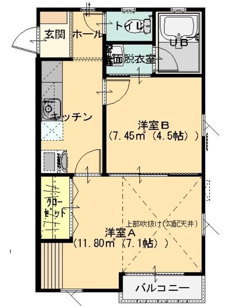 ラ・ミシェル富士見の間取り