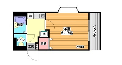 クリスタルコートの間取り