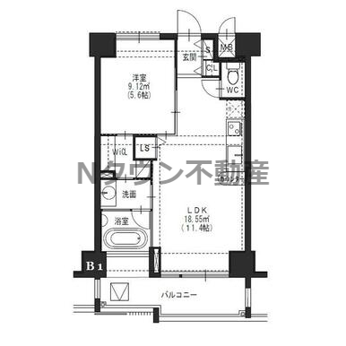 IZ-Residenceの間取り