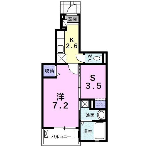 グランコートＫＭの間取り