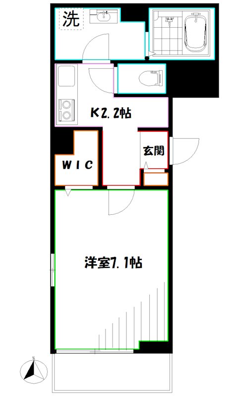 ソラレ　エムズの間取り