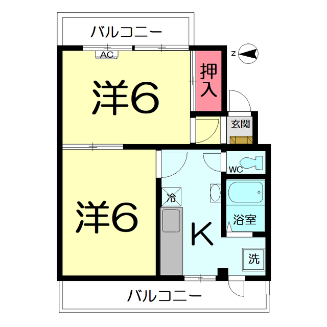 サンライズ大宮宮原の間取り